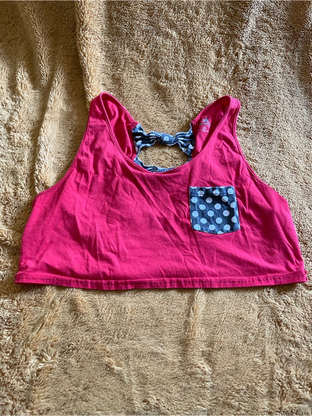 Minnie Mouse Hot Girl Crop Tank